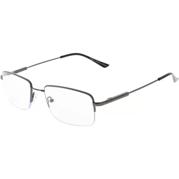 Eyekepper Progressive Readers 3 Levels Vision Multifocus Glasses Anti UV Reading Glasses Men Bendable Memory Frame