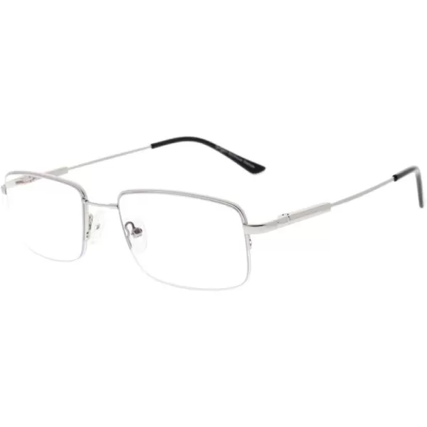 Eyekepper Progressive Readers 3 Levels Vision Multifocus Glasses Anti UV Reading Glasses Men Bendable Memory Frame