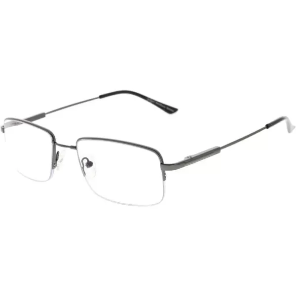 Eyekepper Progressive Readers 3 Levels Vision Multifocus Glasses Anti UV Reading Glasses Men Bendable Memory Frame