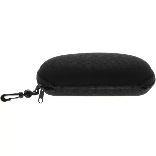 imageSunglasses Soft Case Zipper Eyeglasses Case wHook ampamp Belt Clip  for Medium to Large Frames  Men ampamp WomenBlack 5 Pcs