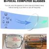 imageEyekepper 4pack Bifocal Reading Glasses Blue Light Blocking Thin Metal Hollow Frame Bifocal Readers4 Pack Mixedcolor Bifocal Reading Glasses Blue Light Blocking
