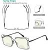 imageEyekepper 4pack Bifocal Reading Glasses Blue Light Blocking Thin Metal Hollow Frame Bifocal Readers4 Pack Mixedcolor Bifocal Reading Glasses Blue Light Blocking