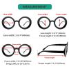 imageEyekepper 4pack Bifocal Reading Glasses Women Round Bifocal Readers4 Pack Clear Lens Mix Color