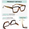 imageEyekepper 4pack Bifocal Reading Glasses Women Stylish Bifocal Readers4 Pack Clear Lens Mix Color