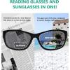 imageEyekepper BiFocal Sunshine Readers Fashion Bifocal SunglassesBlack Frame
