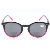 imageEyekepper Key Hole Style SpringHinged Round Bifocal Sunglasses Reading under the Sun Tinted Lens ReadersBlackred