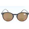 imageEyekepper Key Hole Style SpringHinged Round Bifocal Sunglasses Reading under the Sun Tinted Lens ReadersBlacktortoise