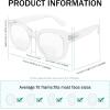 imageEyekepper Large Frame Bifocal Reading Glasses Women Oversize Bifocal ReadersTransparent