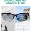 imageEyekepper TR90 Frame Bifocal Sports Sunglasses Baseball Running Fishing Driving Golf Softball Hiking Sunshine ReadersBlack FrameGreen Arm