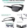 imageEyekepper TR90 Frame Bifocal Sports Sunglasses Baseball Running Fishing Driving Golf Softball Hiking Sunshine ReadersBlack FrameGrey Arm