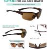 imageEyekepper TR90 Frame Bifocal Sports Sunglasses Baseball Running Fishing Driving Golf Softball Hiking Sunshine ReadersMatte Tortoise