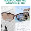 imageEyekepper TR90 Frame Bifocal Sports Sunglasses Baseball Running Fishing Driving Golf Softball Hiking Sunshine ReadersPearly Brown