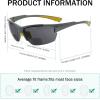 imageEyekepper TR90 Frame Bifocal Sports Sunglasses Baseball Running Fishing Driving Golf Softball Hiking Sunshine ReadersPearly Grey