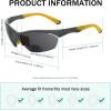 imageEyekepper TR90 Frame Bifocal Sports Sunglasses Baseball Running Fishing Driving Golf Softball Hiking Sunshine ReadersSg902 Pearly Grey