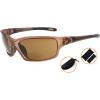imageEyekepper TR90 Frame Bifocal Sports Sunglasses Baseball Running Fishing Driving Golf Softball Hiking Sunshine ReadersSg903 Matte Brown