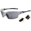 imageEyekepper TR90 Frame Bifocal Sports Sunglasses Baseball Running Fishing Driving Golf Softball Hiking Sunshine ReadersSg903 Pearly Silver