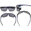 imageEyekepper TR90 Frame Bifocal Sports Sunglasses Baseball Running Fishing Driving Golf Softball Hiking Sunshine ReadersSg904 Black FrameBlue Arm