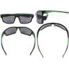 imageEyekepper TR90 Frame Bifocal Sports Sunglasses Baseball Running Fishing Driving Golf Softball Hiking Sunshine ReadersSg904 Black FrameGreen Arm