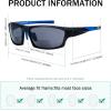 imageEyekepper TR90 Frame Bifocal Sports Sunglasses Baseball Running Fishing Driving Golf Softball Hiking Sunshine ReadersSg904 Black FrameGrey Arm