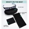 imageEyekepper TR90 Frame Bifocal Sports Sunglasses Baseball Running Fishing Driving Golf Softball Hiking Sunshine ReadersSg904 Black FrameGrey Arm