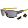 imageEyekepper TR90 Frame Bifocal Sports Sunglasses Baseball Running Fishing Driving Golf Softball Hiking Sunshine ReadersSg904 Pearly Grey
