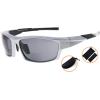 imageEyekepper TR90 Frame Bifocal Sports Sunglasses Baseball Running Fishing Driving Golf Softball Hiking Sunshine ReadersSg904 Pearly Silver