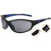imageEyekepper TR90 Frame Bifocal Sports Sunglasses Baseball Running Fishing Driving Golf Softball Hiking Sunshine ReadersSg905 Black FrameBlue Arm