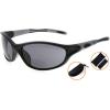 imageEyekepper TR90 Frame Bifocal Sports Sunglasses Baseball Running Fishing Driving Golf Softball Hiking Sunshine ReadersSg905 Black FrameGrey Arm