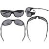 imageEyekepper TR90 Frame Bifocal Sports Sunglasses Baseball Running Fishing Driving Golf Softball Hiking Sunshine ReadersSg905 Black FrameGrey Arm
