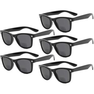 imageEyekepper Classic Bifocal Sunglasses for Women 5 PackSgs027 Black5pc