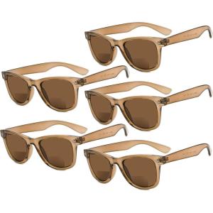 imageEyekepper Classic Bifocal Sunglasses for Women 5 PackSgs027 Brown5pc