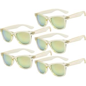 imageEyekepper Classic Bifocal Sunglasses for Women 5 PackSgs027 Gold Mirror5pc