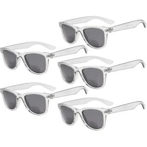 imageEyekepper Classic Bifocal Sunglasses for Women 5 PackSgs027 Grey Frame5pc