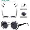 imageEyekepper 4pack Bifocal Sunglasses for Reading Women UV Protection Stylish Round Bifocal Readers4 Pack Grey Lens Mix Color