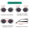 imageEyekepper 4pack Bifocal Sunglasses for Reading Women UV Protection Stylish Round Bifocal Readers4 Pack Grey Lens Mix Color