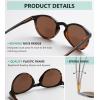 imageEyekepper 4pack Bifocal Sunglasses for Women Reading under the Sun Round Bifocal Readers4 Pairs Mix