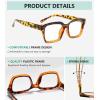 imageEyekepper 4packing Bifocal Sunglasses for Women Reading under the Sun Stylish Bifocal Readers Tinted Lens Oversize4pcs Clear Lensmix