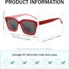 imageEyekepper 4packing Bifocal Sunglasses for Women Reading under the Sun Stylish Bifocal Readers Tinted Lens Oversize4pcs Grey Lensmix