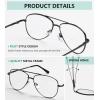imageEyekepper Pilot Bifocal Readers Polycarbonate Lens Spring Temple Bifocal Reading GlassesClear Lens