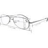 imageEyekepper Pilot Bifocal Readers Polycarbonate Lens Spring Temple Bifocal Reading GlassesGrey Lens