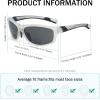 imageEyekepper Polarized Bifocal Sport Sunglasses For WomenClearGrey Lens