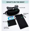 imageEyekepper Polarized Bifocal Sport Sunglasses For WomenMatte BlackGrey Lens