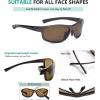 imageEyekepper Polarized Bifocal Sport Sunglasses For WomenPearly Brown FrameBrown Lens