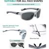 imageEyekepper Polarized Bifocal Sport Sunglasses For WomenSilverGrey Lens