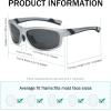 imageEyekepper Polarized Bifocal Sport Sunglasses For WomenSilverGrey Lens
