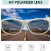 imageEyekepper Polarized Bifocal Sport Sunglasses For WomenWhiteGrey Lens