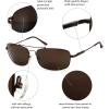 imageEyekepper Polarized Bifocal Sunglasses Readers1805brown FrameBrown Lens