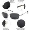 imageEyekepper Polarized Bifocal Sunglasses Readers1805silver FrameGrey Lens