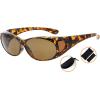 imageEyekepper Polarized Bifocal Sunglasses to Wear Over Glasses Polycarbonate Polarised Lens Fitover Sunshine ReadersS026pgsgtortoise