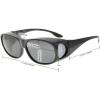 imageEyekepper Polarized Bifocal Sunglasses to Wear Over Glasses Polycarbonate Polarised Lens Fitover Sunshine ReadersS029pgsgblack